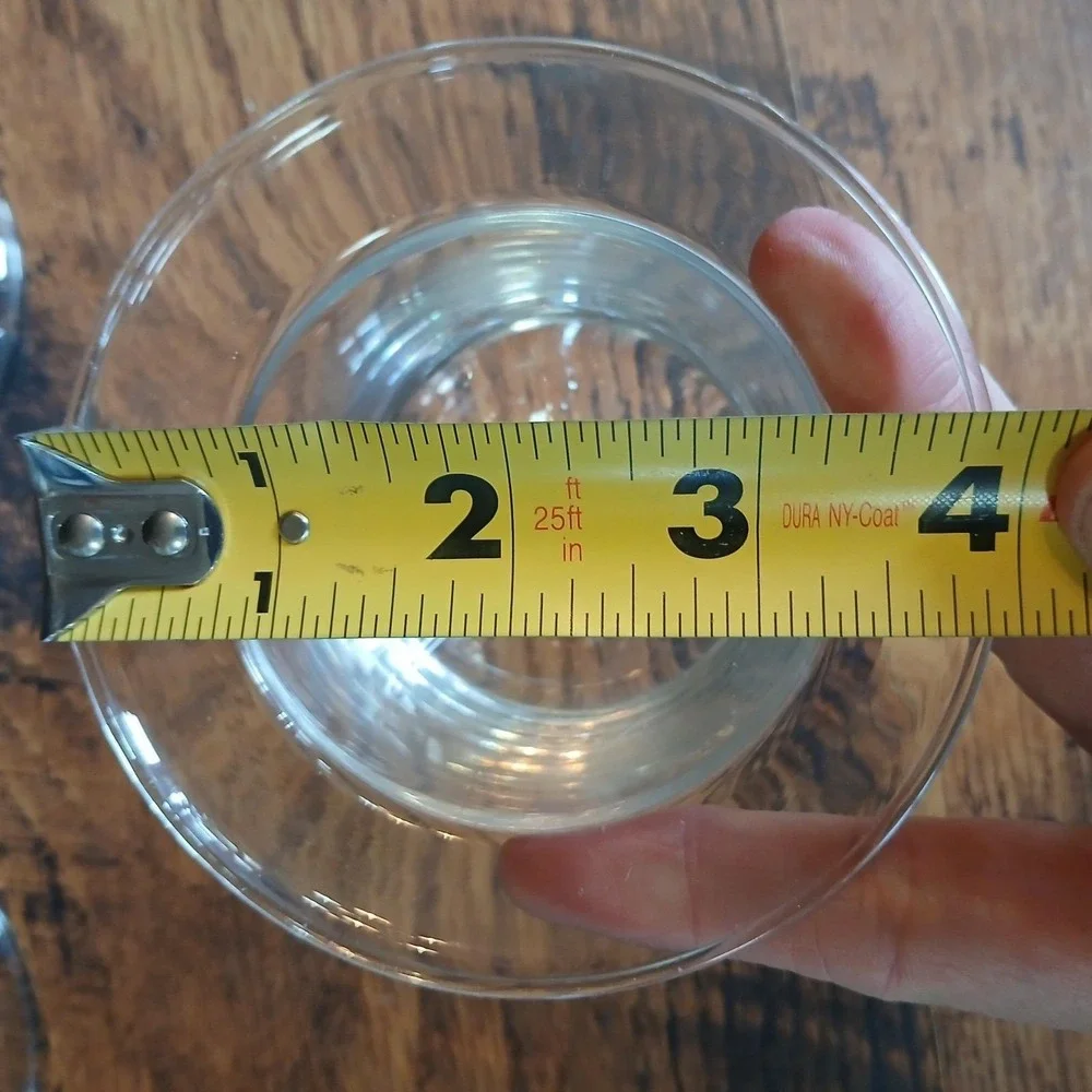 Set Of 3 Bell Shaped Cloche Clear Glass 4